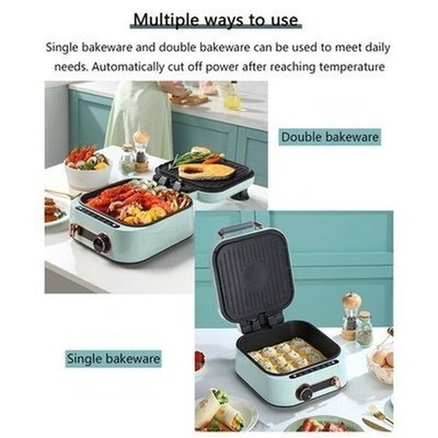 JIQI Household Baking Pan Electric Skillet Double-Sided Heating Pizza Pie Cooking Machine Crepe Pancake Maker BBQ Griddle. Kitchen Appliances: Food Cookers and Steamers