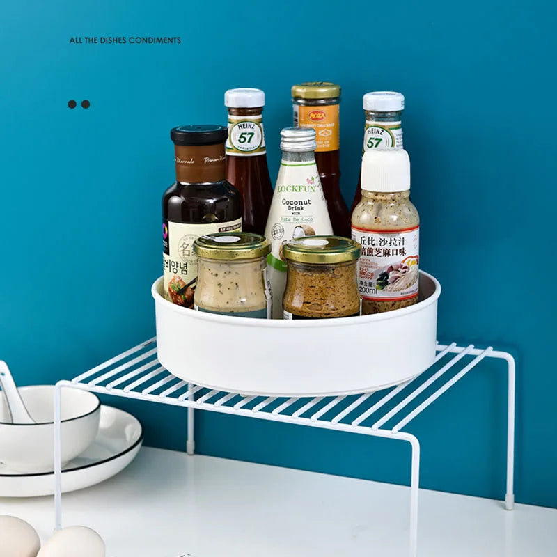 360° Rotating Spice Rack with Jars