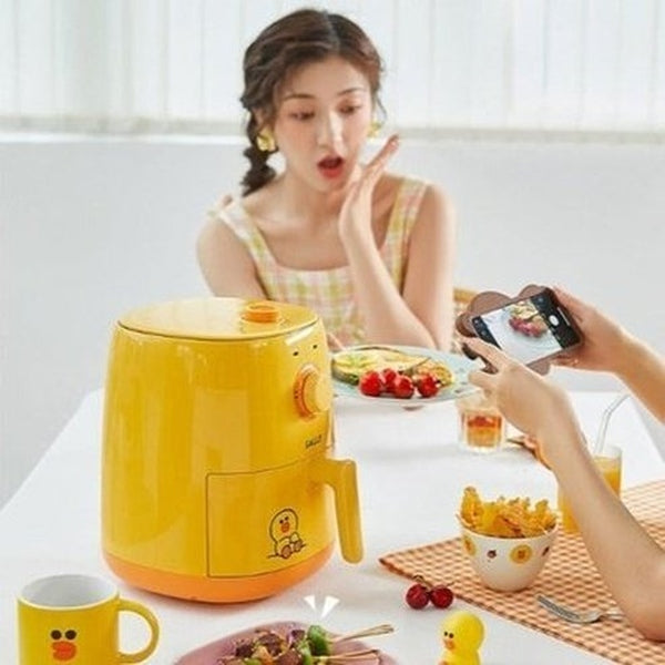 LINE FRIENDS Joyoung Brown Sally Electric Food Fryer