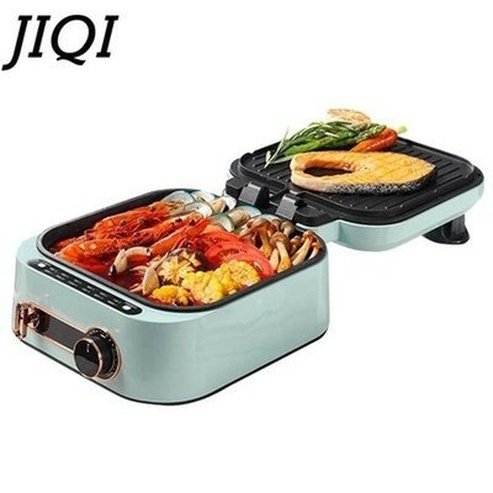 JIQI Household Baking Pan Electric Skillet Double-Sided Heating Pizza Pie Cooking Machine Crepe Pancake Maker BBQ Griddle. Kitchen Appliances: Food Cookers and Steamers