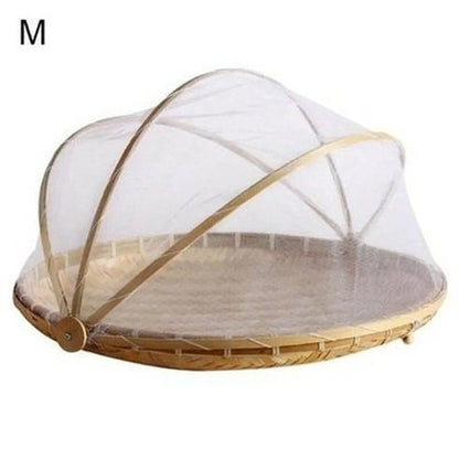 Hand Woven Food Serving Tent Basket Tray