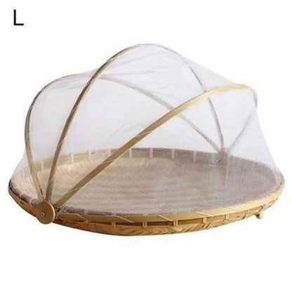 Hand Woven Food Serving Tent Basket Tray