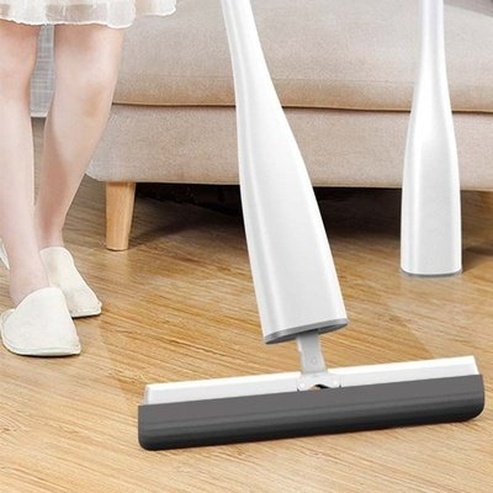 Automatic Self Wringing Mop Flat Mop Easy Mop With PVA Sponge Mop Heads Free Hand Wash Self Wringing For Bedroom Floor Cleaning. Type: Mops.