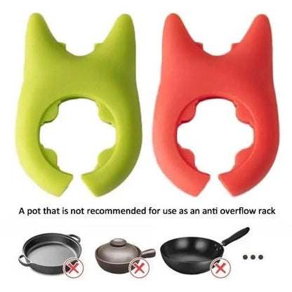 Heat-Resistant Pot Clips: Silicone Spoon Rest for Kitchen