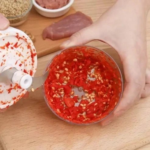 Kitchen Essential: Hand-Powered Garlic Press for Minced Garlic