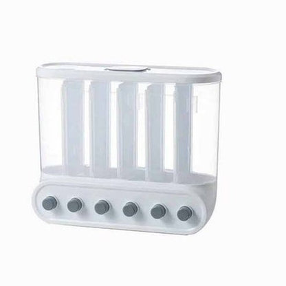 Kitchen Rice Dispenser Wall-mounted Food Storage Containers