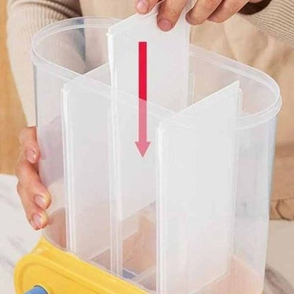 Kitchen Rice Dispenser Wall-mounted Food Storage Containers