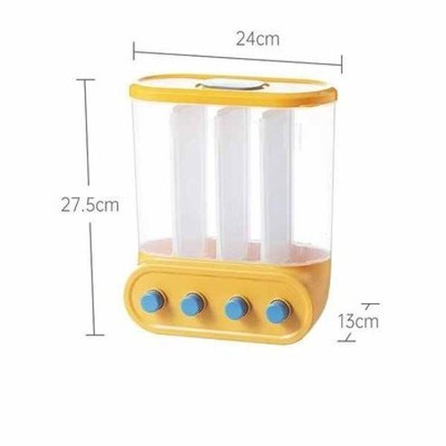 Kitchen Rice Dispenser Wall-mounted Food Storage Containers