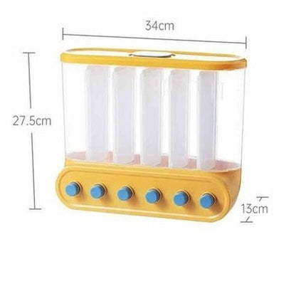 Kitchen Rice Dispenser Wall-mounted Food Storage Containers