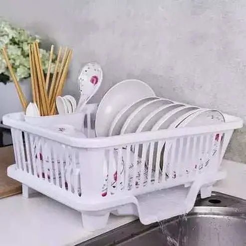 Kitchen Utensils Drainer Rack with Drain Board