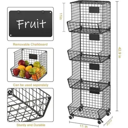 Kitchen Veggie Cart