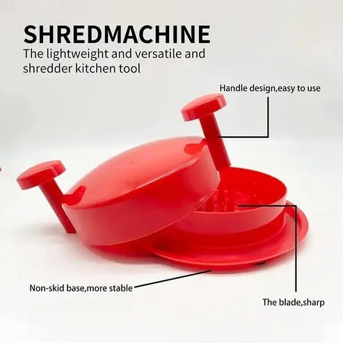 Kitchen tool for shredding meat and vegetables easily and quickly