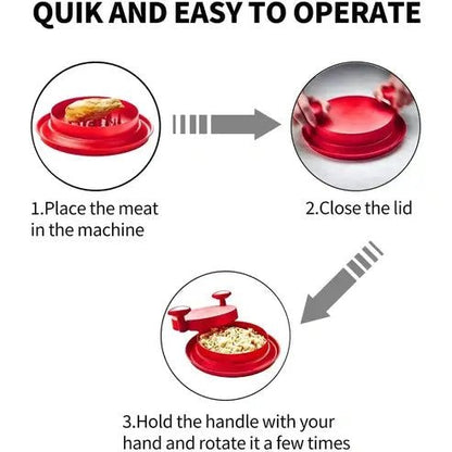 Kitchen tool for shredding meat and vegetables easily and quickly