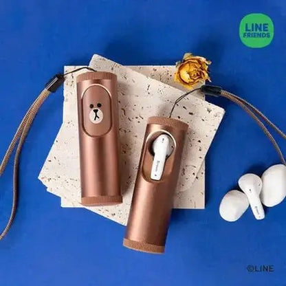 LINE FRIENDS Cute Brown Waterproof Headphones