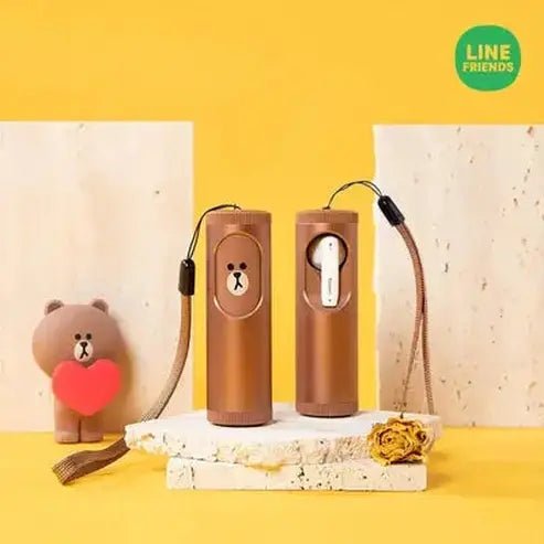 LINE FRIENDS Cute Brown Waterproof Headphones