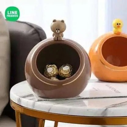 LINE FRIENDS Tableware Snack melon seed bowl