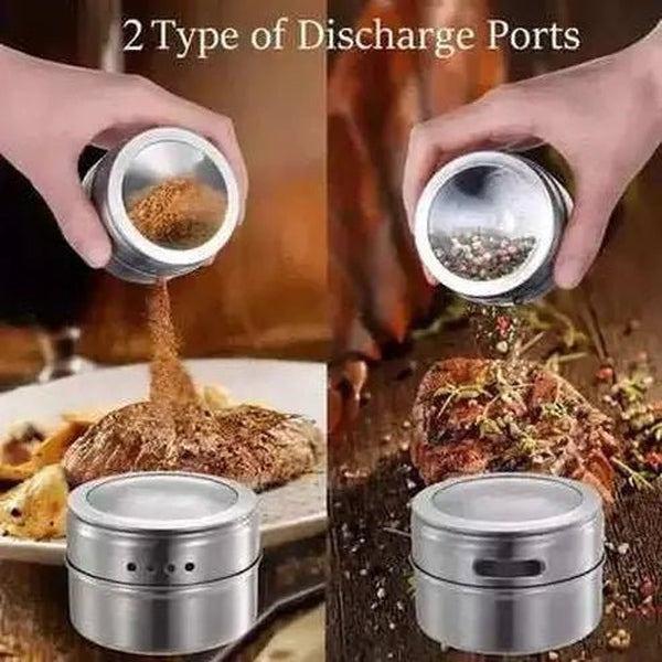 LMETJMA Magnetic Spice Jars