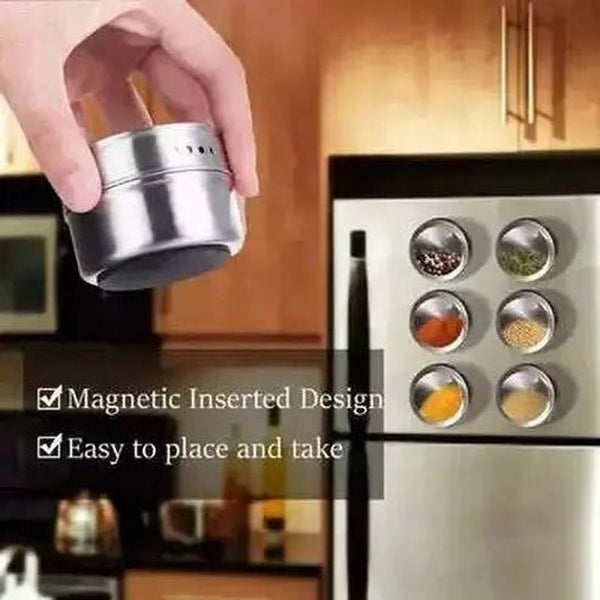 LMETJMA Magnetic Spice Jars