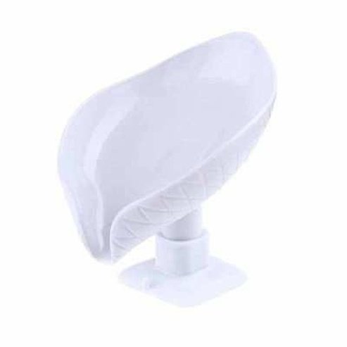 Leaf Shape Soap Box Drain Soap Holder Bathroom Storage