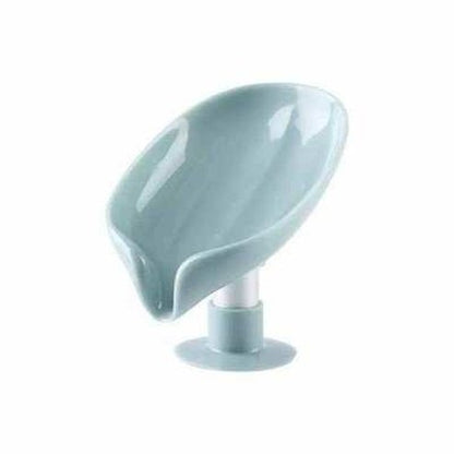 Leaf Shape Soap Box Drain Soap Holder Bathroom Storage