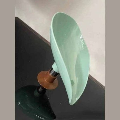 Luxury Golden Leaf Shape Soap Box Drain Soap Holder