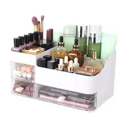 Makeup Organizer Box With Clear Drawers