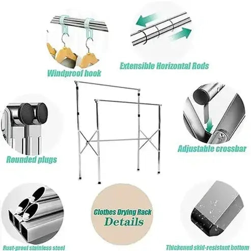 Metal Clothes Drying Rack