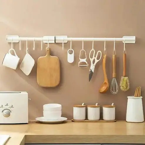 Metal Wall Mounted Kitchen Utensil Hook