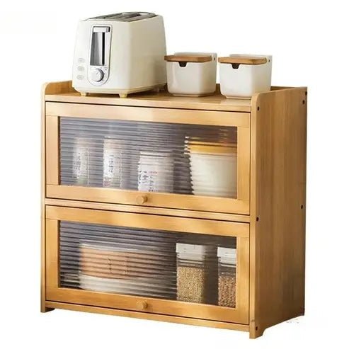 Modern Bamboo Kitchen Desktop Sideboard