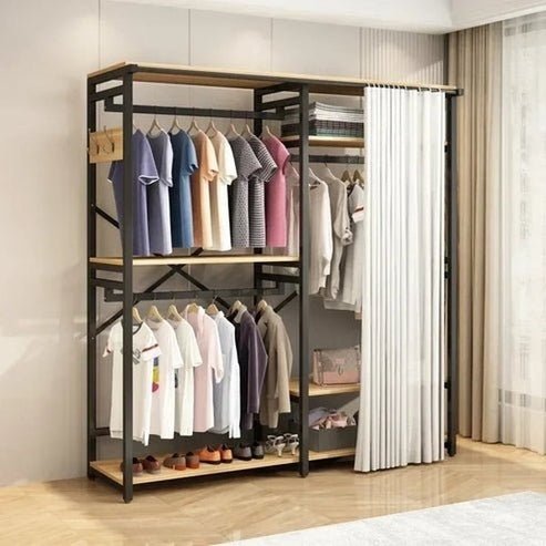 Modern Metal Wall-Mounted Coat Rack