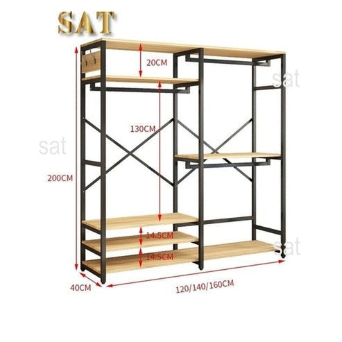 Modern Metal Wall-Mounted Coat Rack