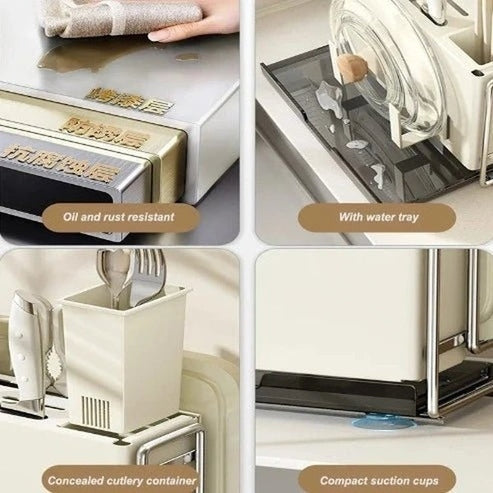 Multi-Functional Countertop Kitchen Knife Storage Block