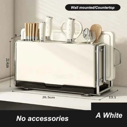 Multi-Functional Countertop Kitchen Knife Storage Block