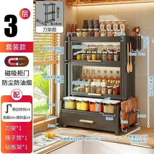 Multi-Layer Kitchen Spice Organizer