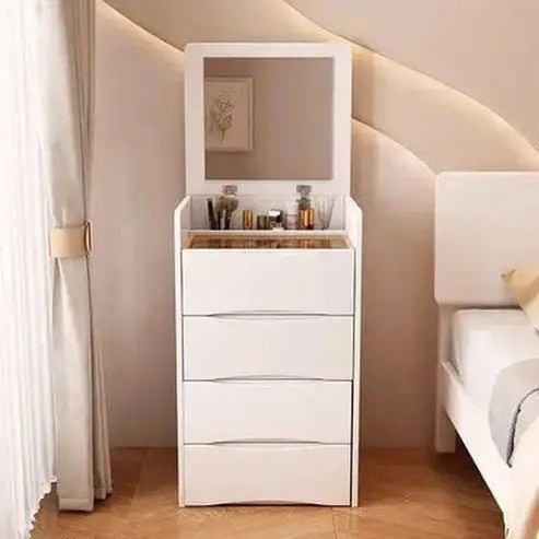 Multi-Purpose Dressing Table with Creamy Styling