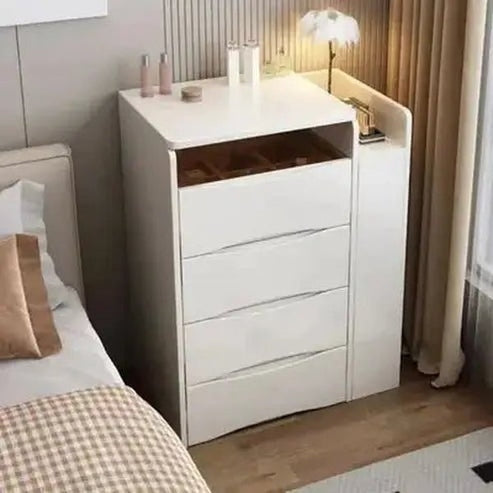 Multi-Purpose Dressing Table with Creamy Styling