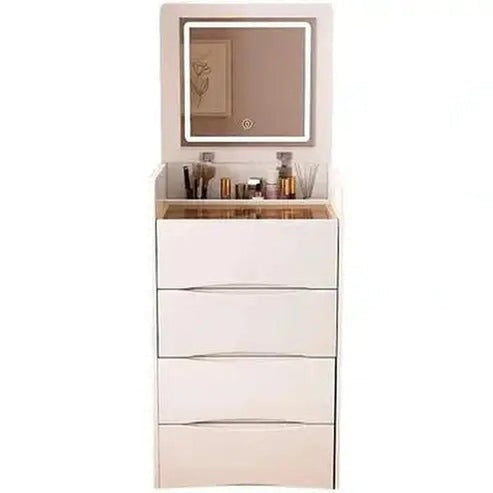 Multi-Purpose Dressing Table with Creamy Styling