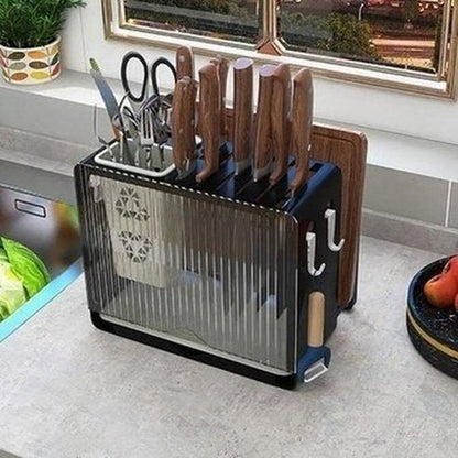 Wall Hanging Multi Space Knife Storage Block