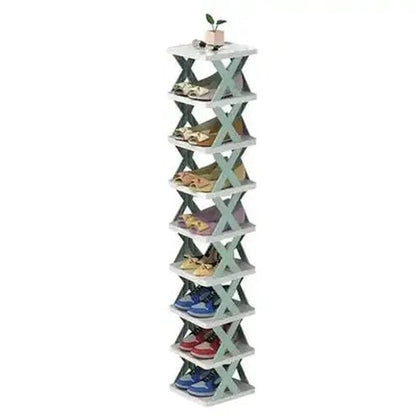 Multi-Tier Tower Floor Shoe Organizer Rack