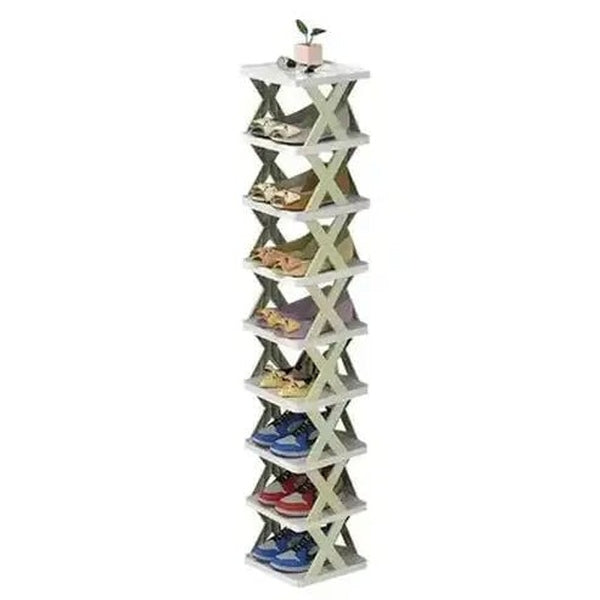 Multi-Tier Tower Floor Shoe Organizer Rack