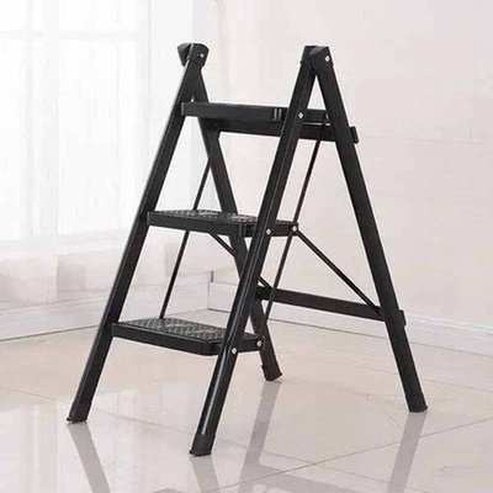 Multifunctional Folding Ladder Chair with Wide Step Pedal