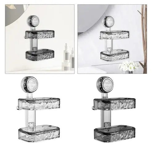 No-Drill 2-Tier Soap Holder & Saver