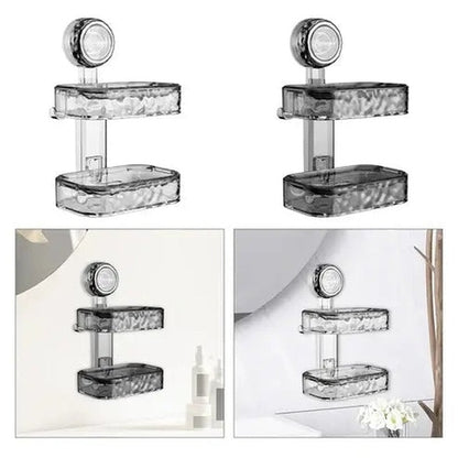 No-Drill 2-Tier Soap Holder & Saver