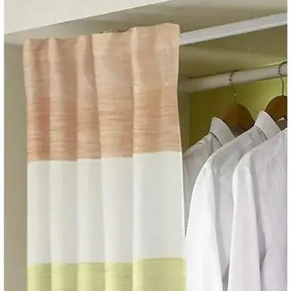 Premium Clothes Rack with Four Tiers and Curtain