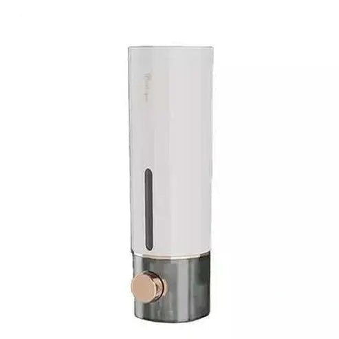 Push-button wall-mounted liquid soap dispenser