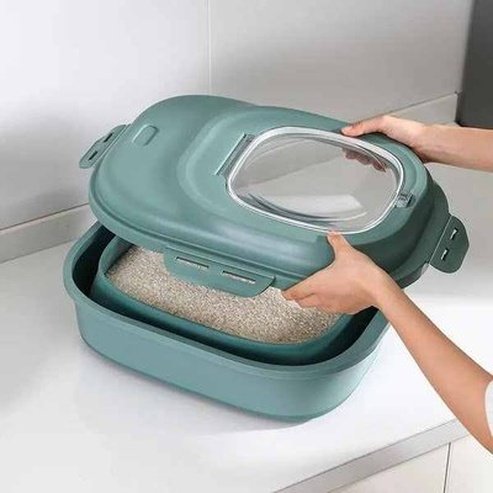 Rice Storage Container Rice Bucket Cereal Dispenser Tank