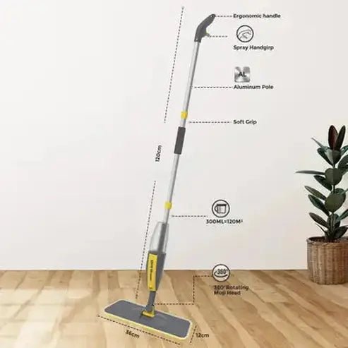 Rotating Cleaning Spray Microfiber Mop