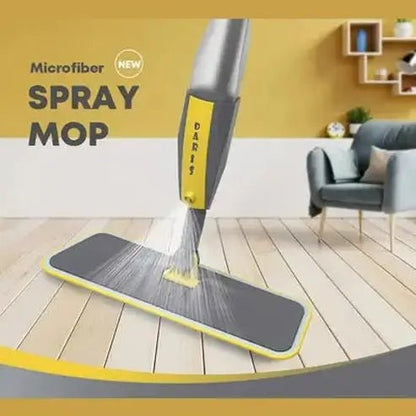 Rotating Cleaning Spray Microfiber Mop