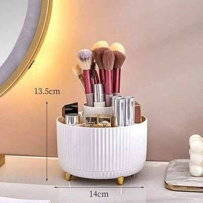 Rotating Makeup Storage Box Cosmetic Organizer