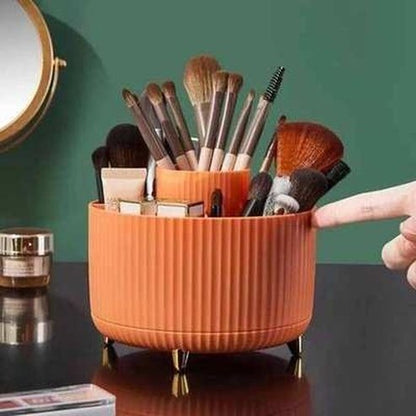 Rotating Makeup Storage Box Cosmetic Organizer